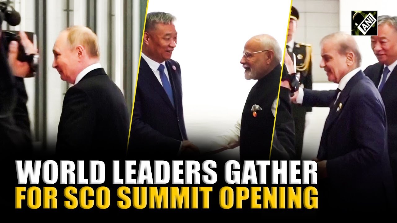 World Leaders including Putin, Modi arrive for opening ceremony of the two-day SCO summit at Tianjin