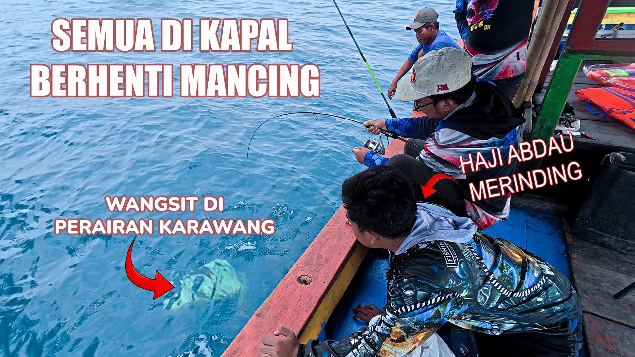 Laut Karawang Gokill‼️Rig Obor penuh Sensasi di serang BARATAN‼️