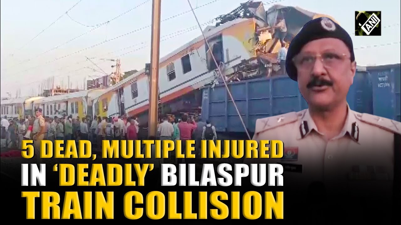 Bilaspur Train Accident: 5 Dead, Multiple Injured after passenger train collides with goods train