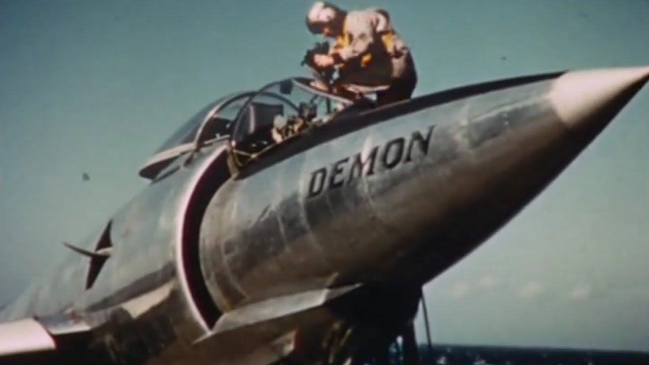 McDonnell F3H Demon on USS Coral Sea | Boeing Classics