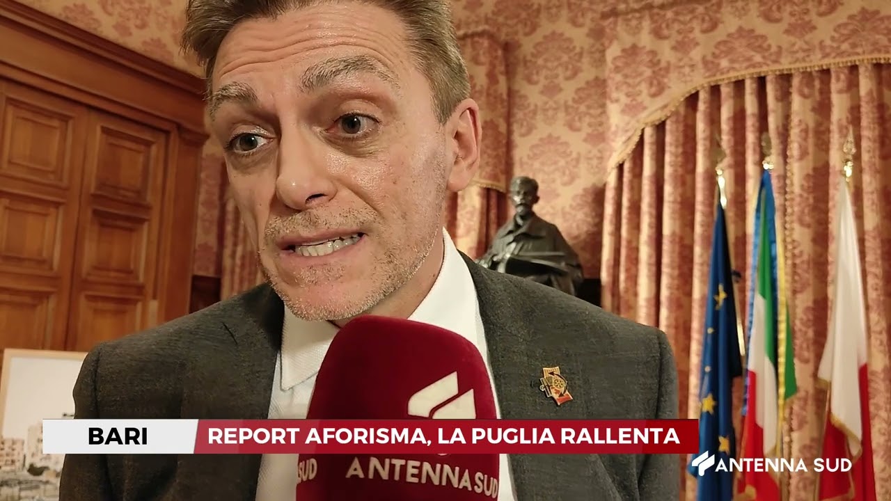 08 FEBBRAIO   BARI   REPORT AFORISMA, LA PUGLIA RALLENTA