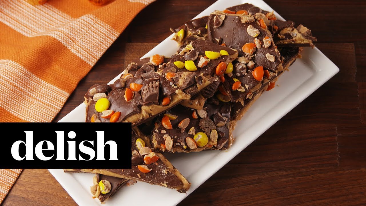 How to Make Loaded Reese's Bark | Recipe | Delish