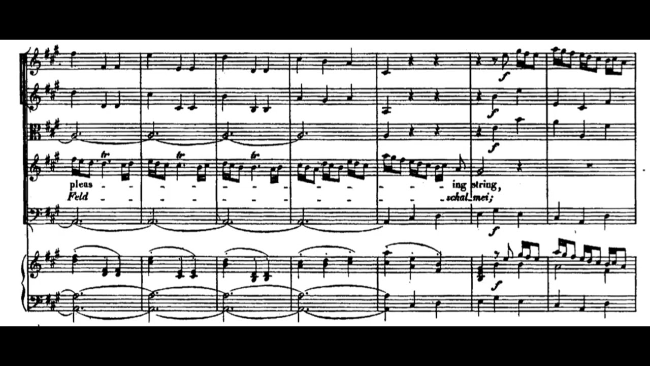 Ye men of Gaza, hither bring (Samson - G.F. Händel) Score Animation