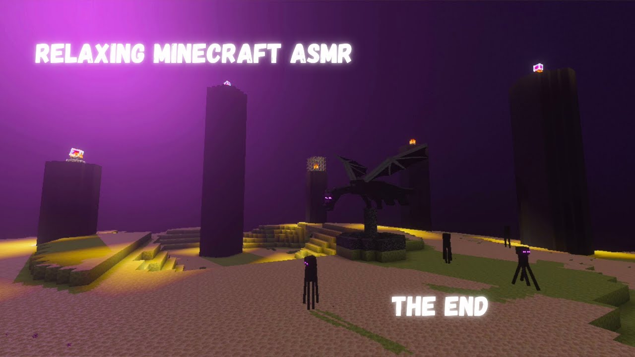 Minecraft Ambience ASMR - The End (no commentary) 1.5HR