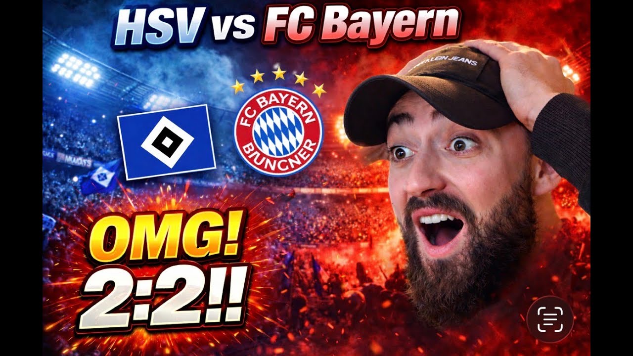 BESTE SAISONLEISTUNG! 😱 HSV vs FC BAYERN | Stadion-Vlog 2:2