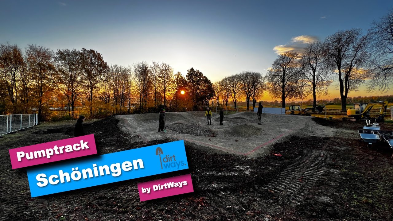Asphalt-Pumptrack Schöningen - Bauphase