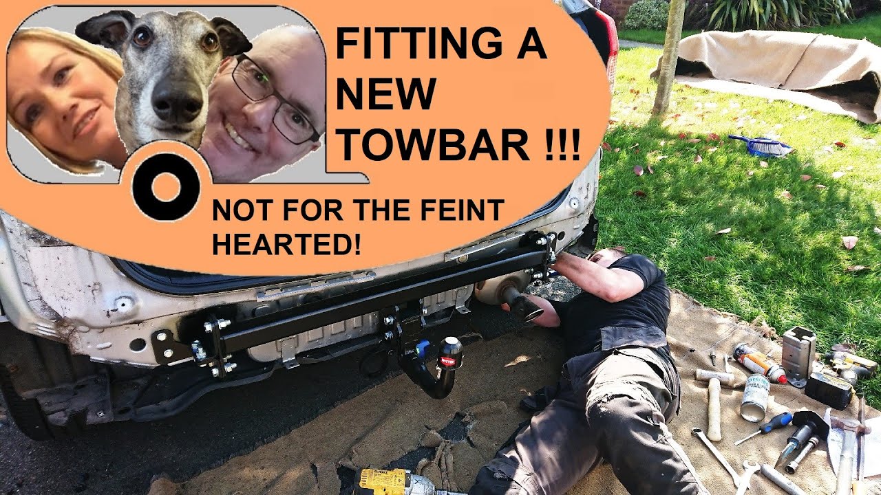 FITTING A NEW TOWBAR - TRAILERTREK towbars fitted a WITTER detachable towbar for my caravan 21/04/22
