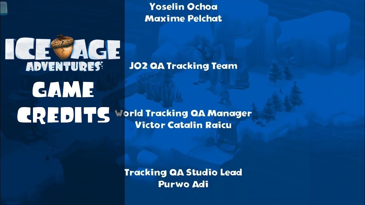 Ice Age Adventures - Game Credits