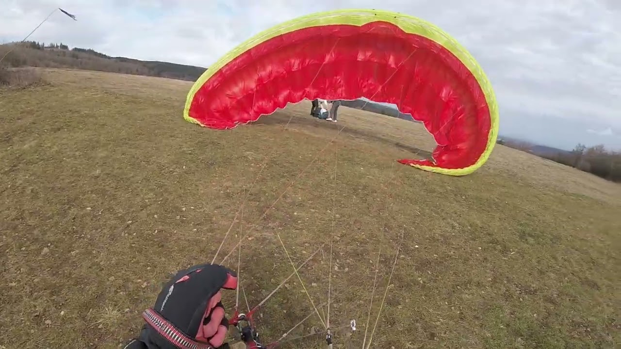 Placák - vydařená neděle paragliding 1.3.2026