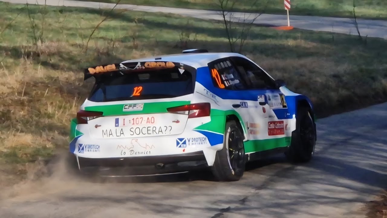 20 ° Rally Ronde del Canavese , 22 2 26 , PS 1 PRATIGLIONE (riprese tutte le auto transitate)