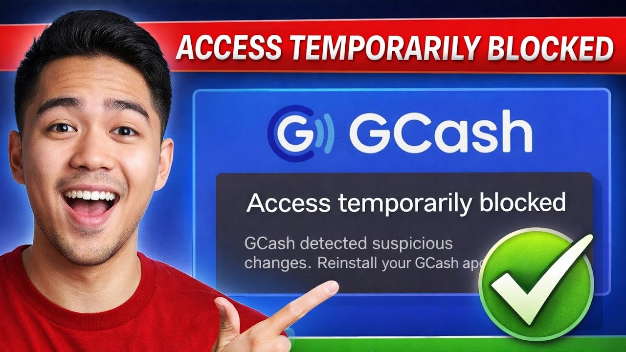 How to Fix Gcash Access temporarily blocked | Gcash detected suspicious changes Reinstall your Gcash