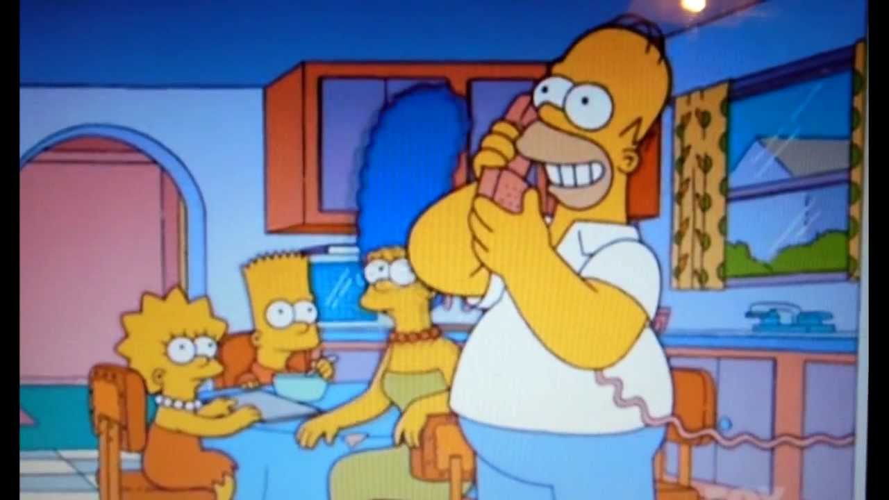 The Simpsons - GOODBYE? DIAL TONE?
