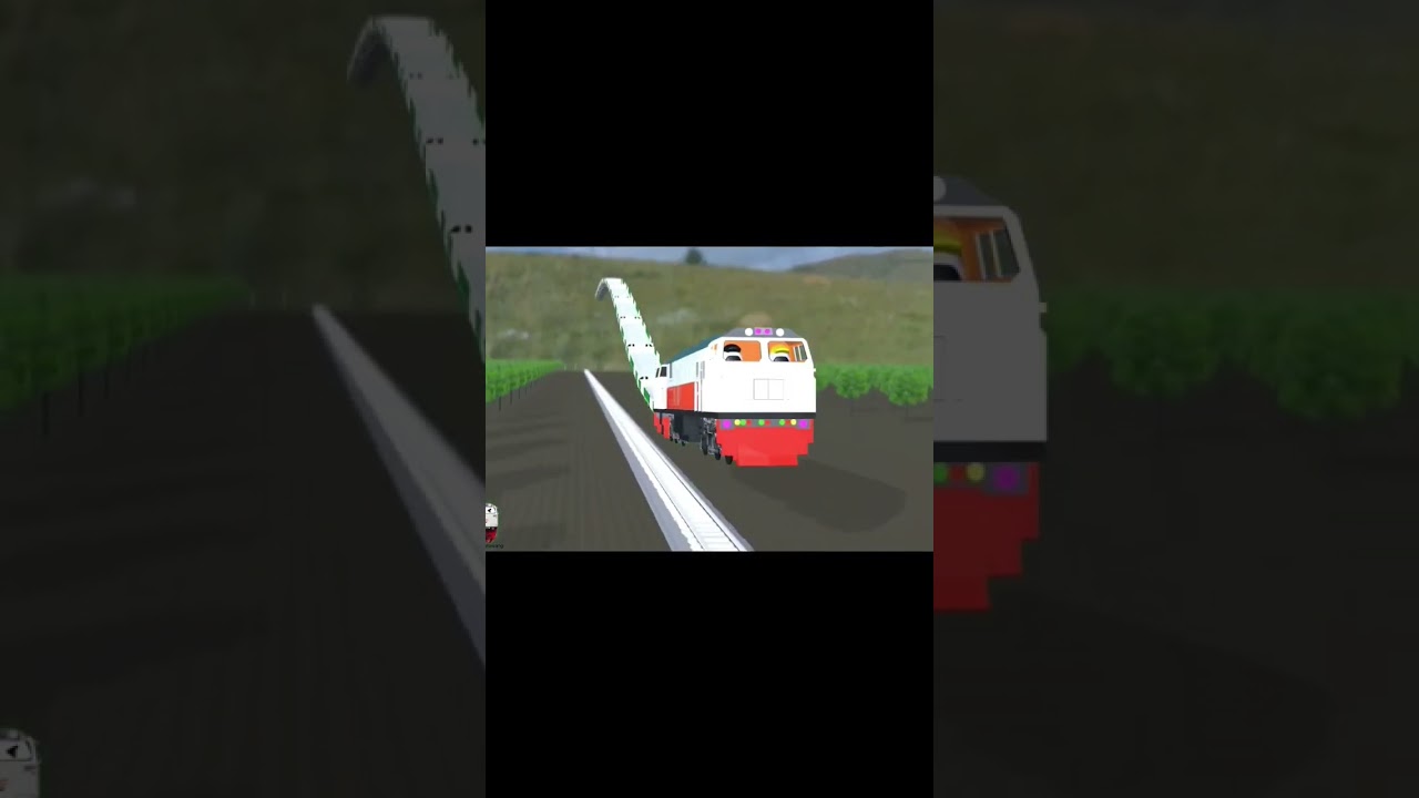 kereta edyaaaaan bisa terbang bisa kayak ular #keretaapi #kereta #train