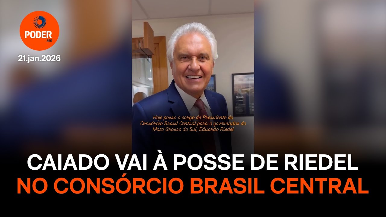 Caiado acompanha posse de Riedel no Consórcio Brasil Central