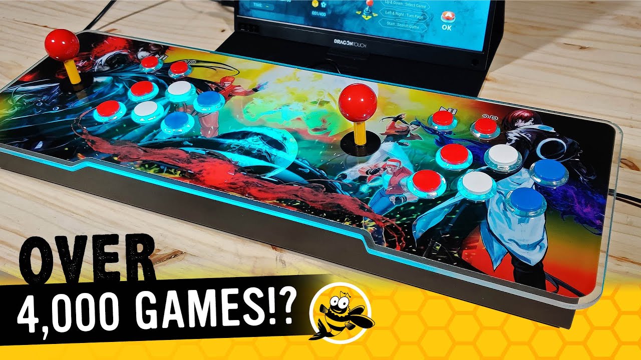 NEW Arcade Game Console with Over 4,000 Preloaded Games! - WiFi Pandora Box 3D 18S