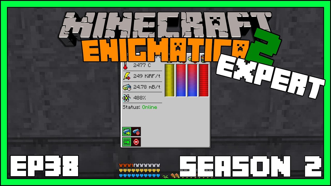250k+ RF/t Extreme Reactor - S2EP38 - Engimatica 2: Expert