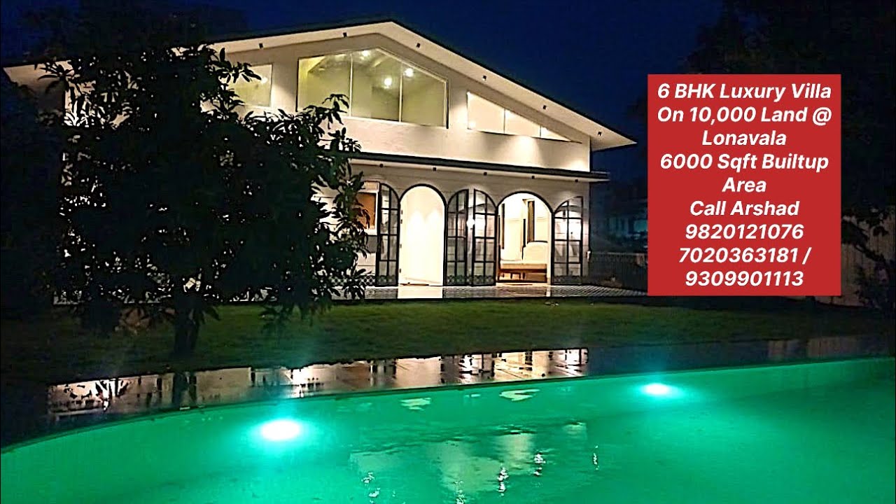 6 BHK Luxury Villa For Sale In Lonavala @yopropertyexplorer