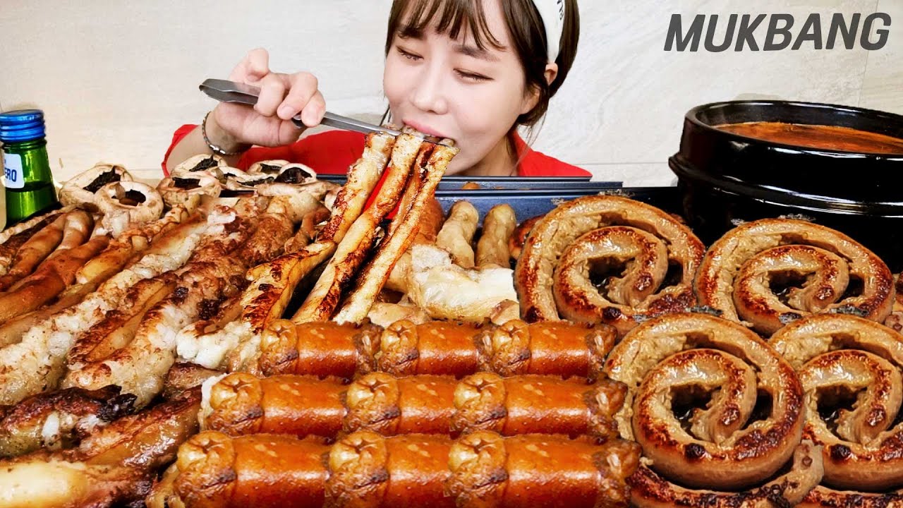 SUB) 곱이 가득가득 ♥ 곱창 대창 3KG & 된장찌개 까먹방 (ft.소주 필수💚) Beef Intestine GopChang & Daechang REAL MUKBANG ASMR