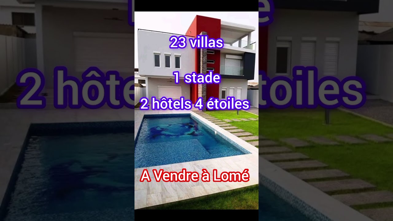 Plusieurs immeubles à vendre à Lomé au Togo