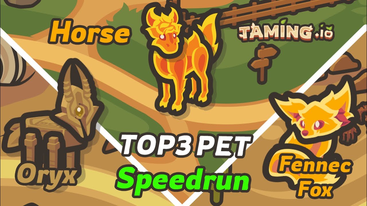 Taming.io TOP3 Pet Speedrun Level Fastest - Double