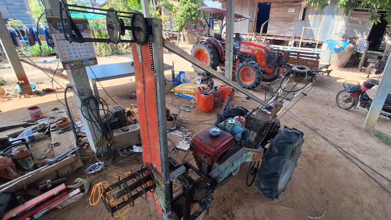 รีวิวเครื่องสางใบอ้อยติดรถไถเดินตาม