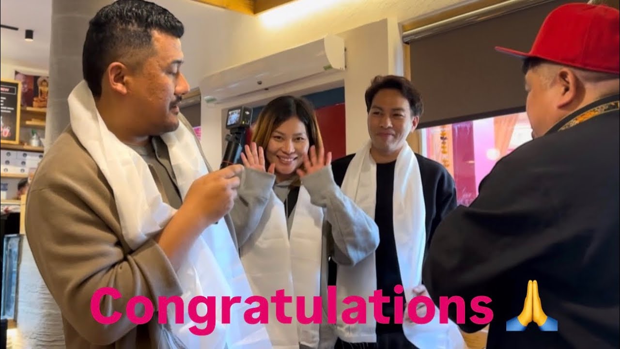Thanks for inviting 🙏|| New Kalsang restaurant || Tibetan Vlogger || new video || Couple vlog 