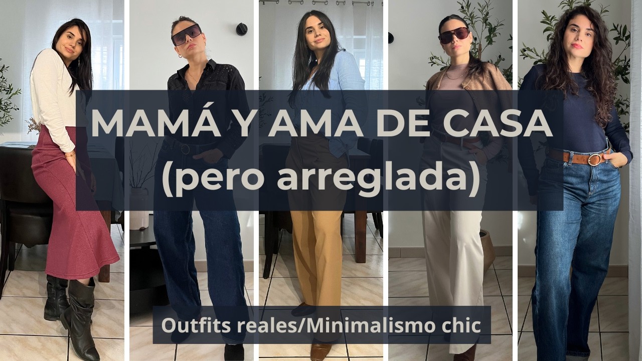 5 DIAS  DE OUTFITS MINIMALISTAS Y CHIC| ESTILO MINIMALISTA