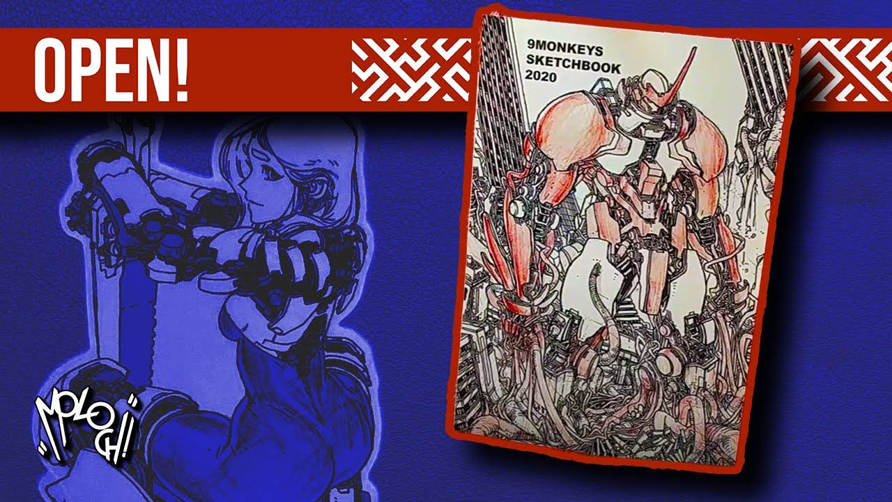 OPEN! RYAN BARRY 2020 Sketchbook