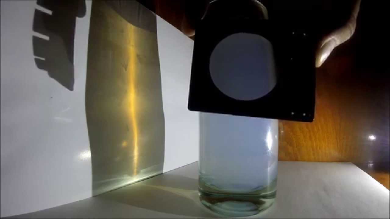Rayleigh Scattering in a glass | Why the sky is blue - Cristian V. Vraciu