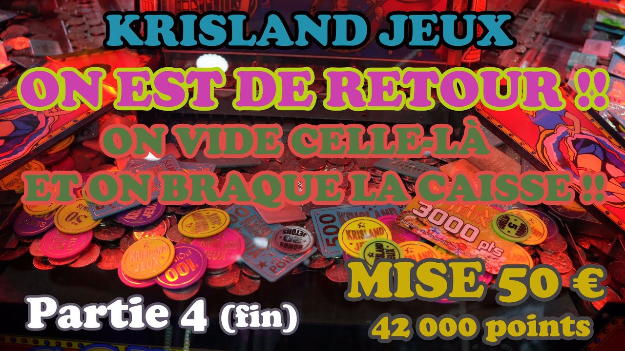 FIN DE LA PARTIE AVEC UNE MISE DE 50 € !! Pousse pièces chez KRISLAND JEUX à LORIENT HIVER 2025 3/4