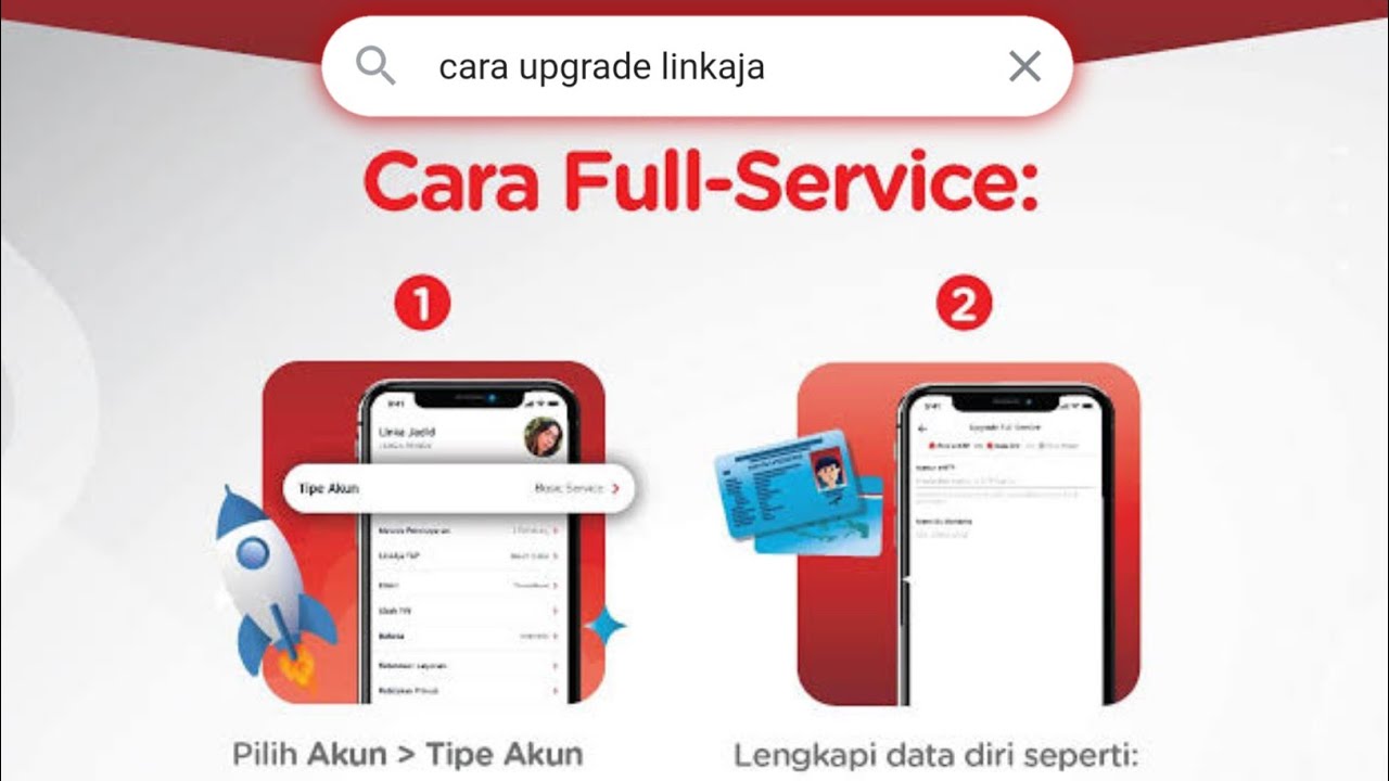 CARA UPGRADE LINKAJA KE PREMIUM