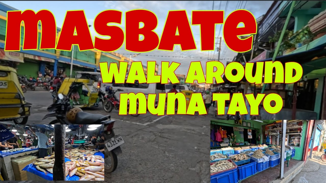 Walking around downtown Masbate | Ang daming tao sa palengke pag hapon
