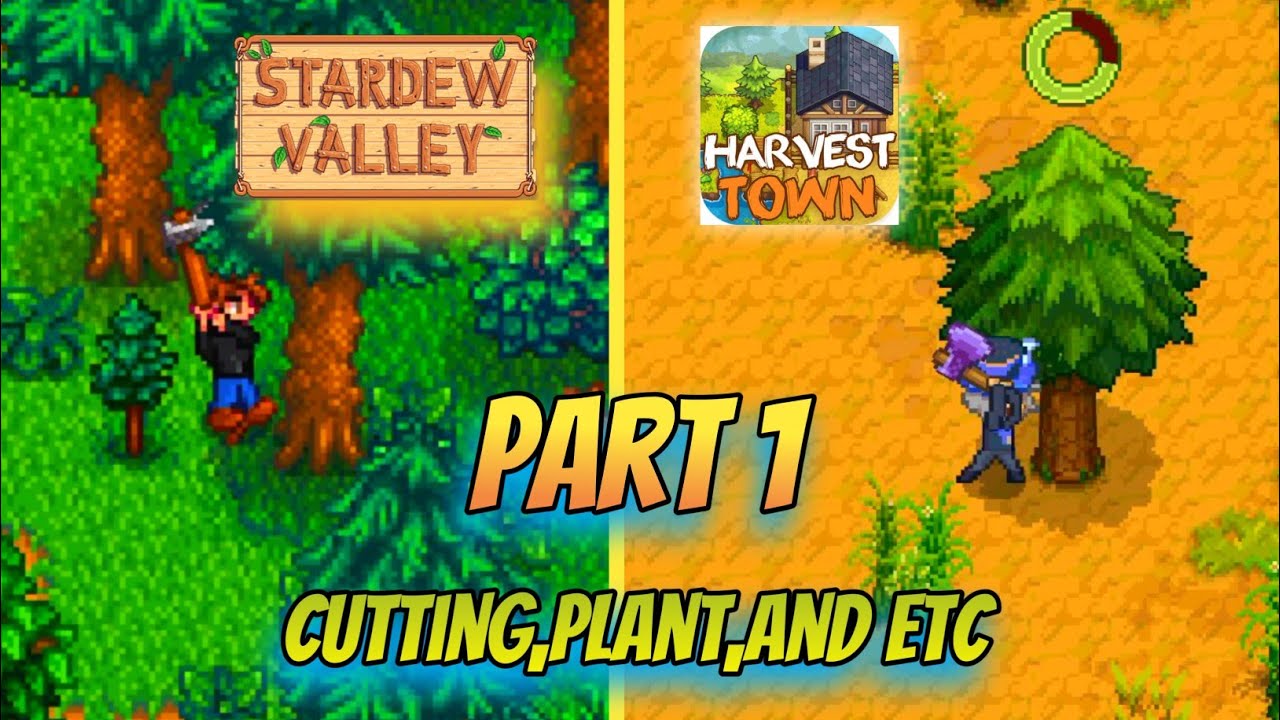 STARDEW VALLEY vs HARVEST TOWN part 1