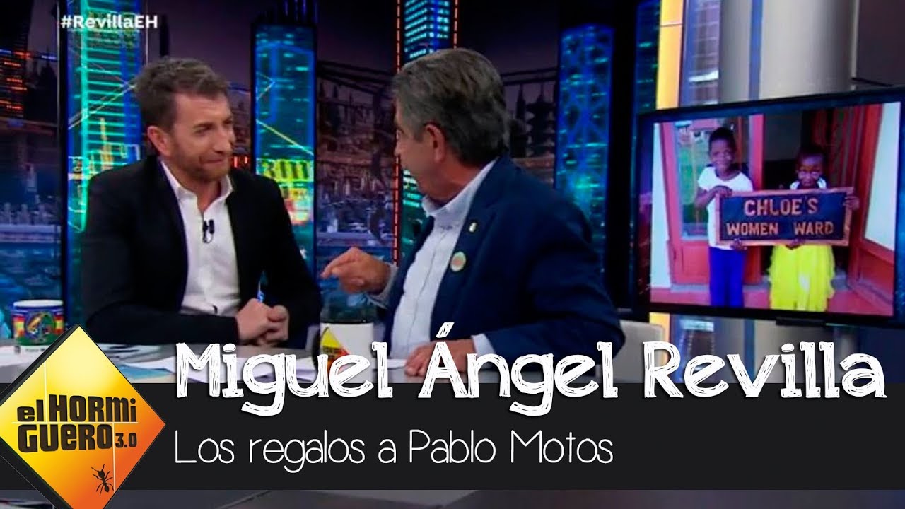 El detalle de Miguel Ángel Revilla con Pablo Motos - El Hormiguero 3.0