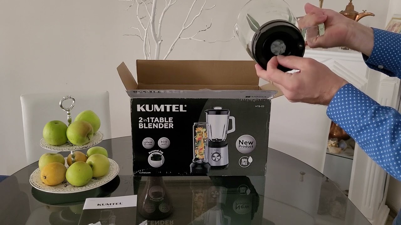 PRATİK MEYVE SUYU, DETOKS İÇECEKLERİ  HAZIRLAMA, KUMTEL SMOOTHY 2 IN 1 BLENDER
