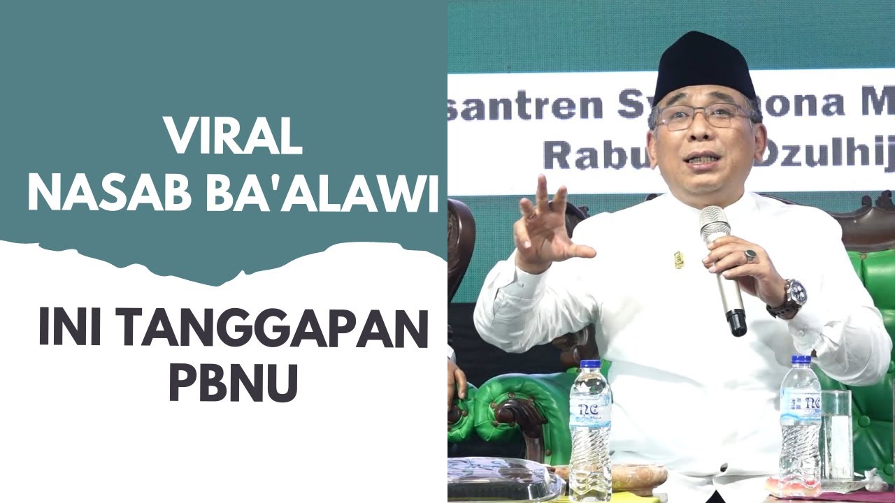 Jawaban Ketum PBNU Tentang Nasab Ba'alawi