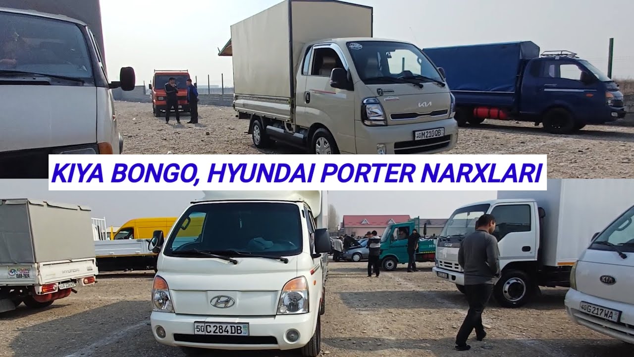 QO‘QON MASHINA BOZORI KIA BONGO, HYUNDAI PORTER NARXLARI KIA BONGO IDEALI 19.02.2026 💯🔥🫵🫡👍