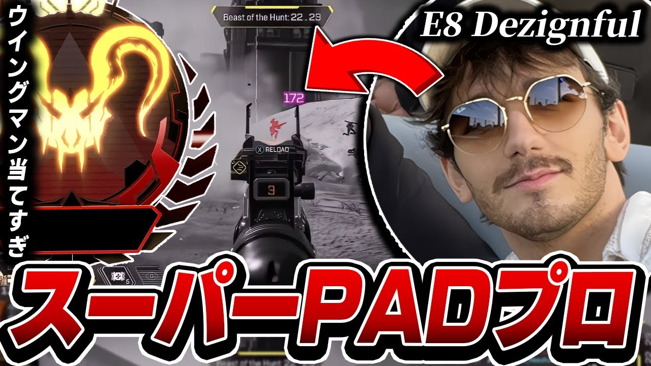 【ウイングマン当てすぎ】スーパーPADプロ,E8 Dezignfulの感度,デバイスをご紹介!【キル集あり】