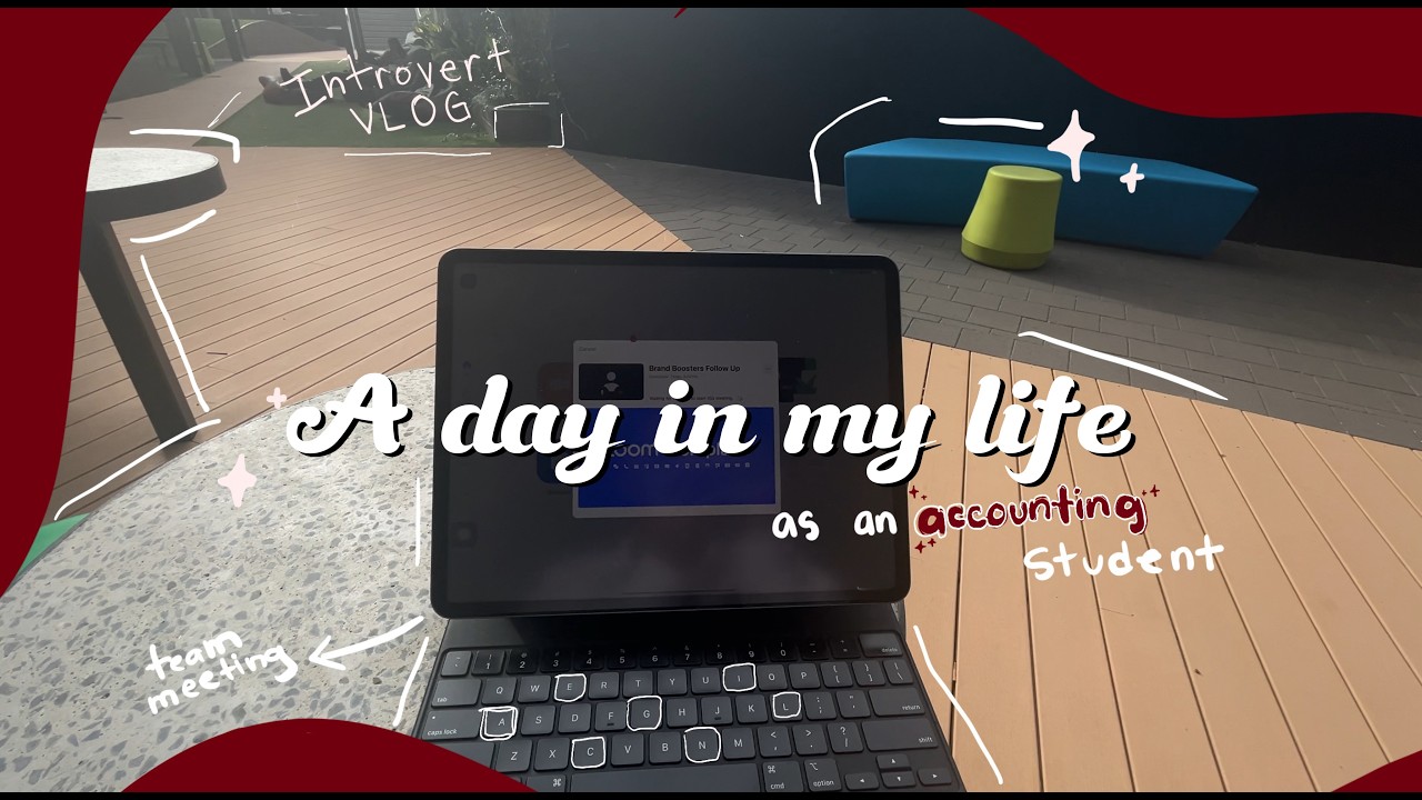 accounting study vlog | a day in the life of an introvert