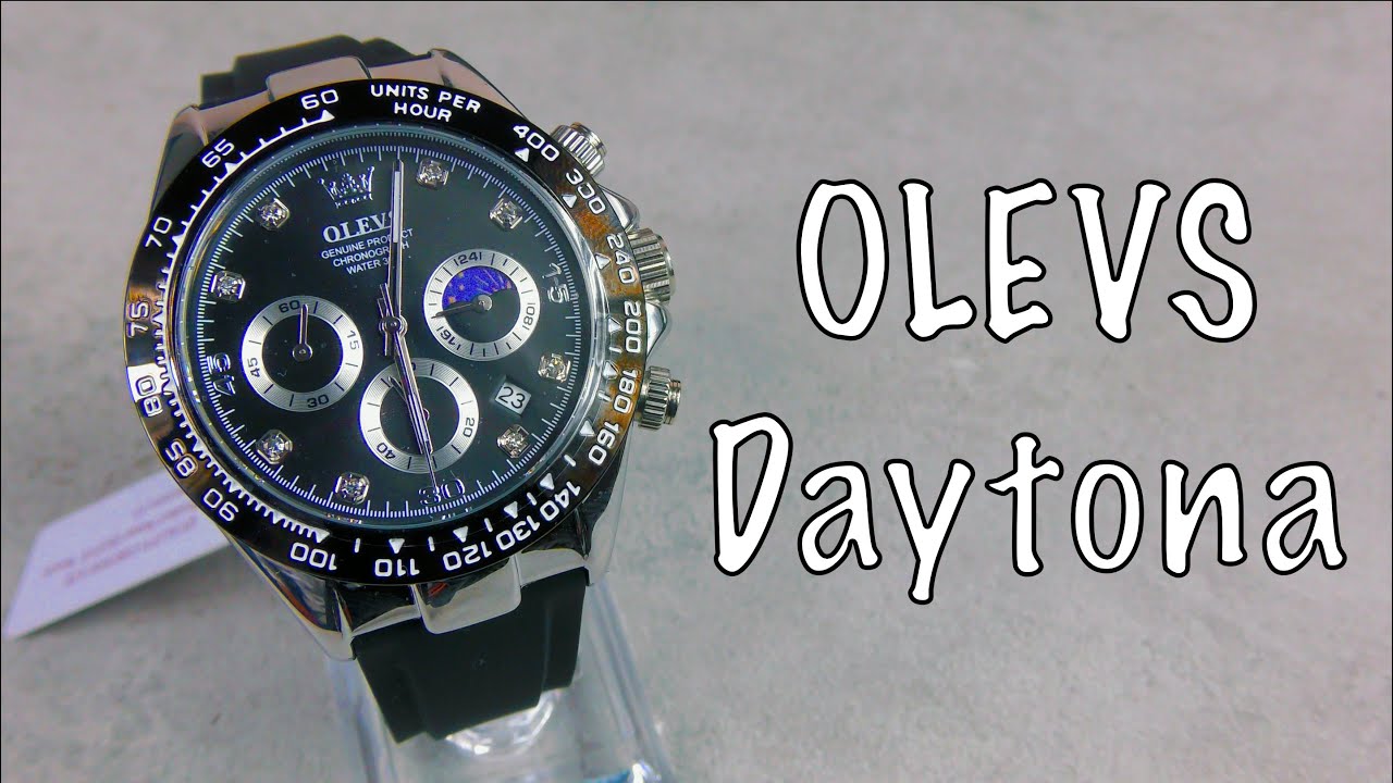OLEVS Daytona K-GX-G2875J-BH Watch. The BEST Alternative Daytona Watch You Can Buy!!