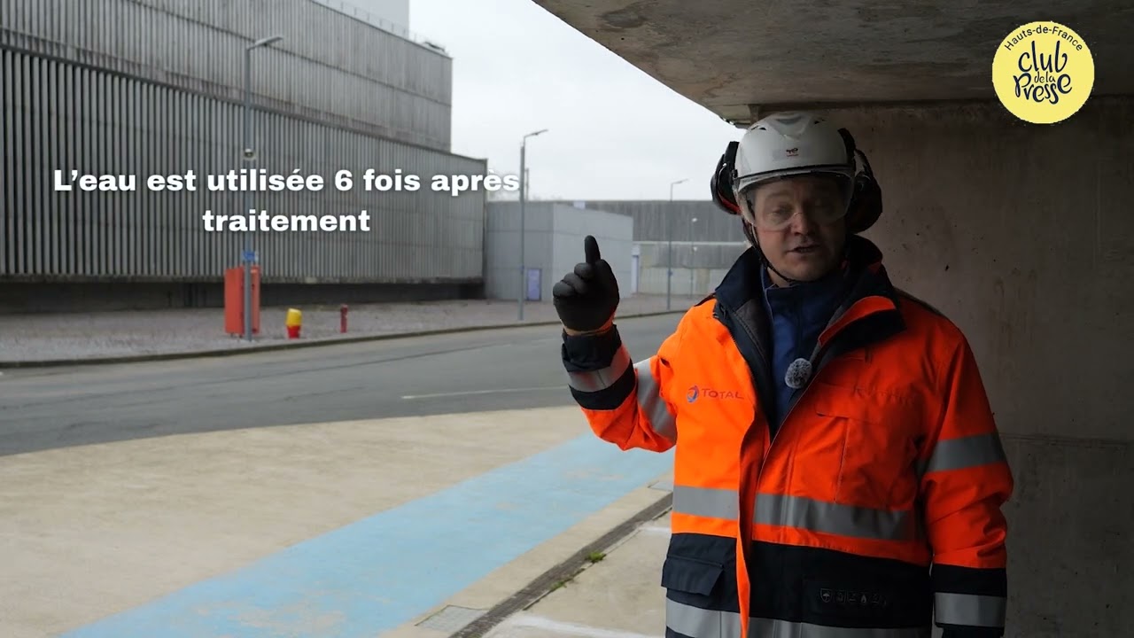 Reportage Club de la presse sur le site de TotalEnergies