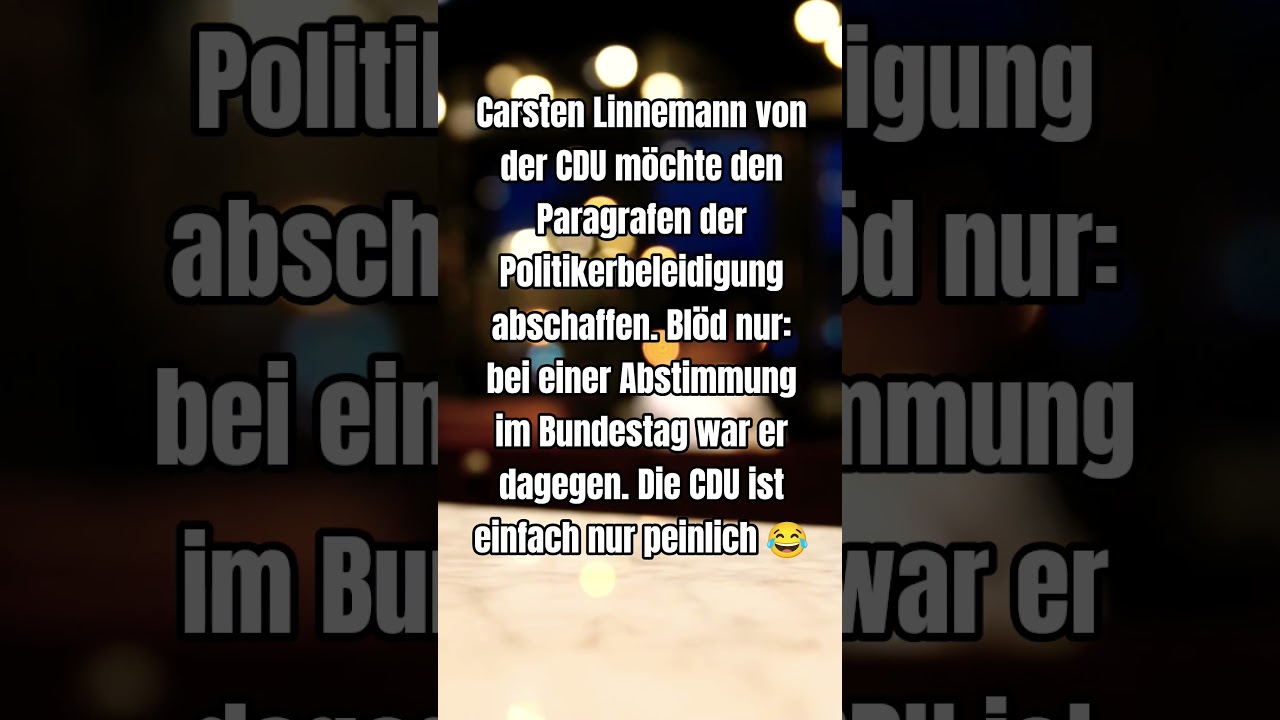 Die CDU ist peinlich #shorts #shortsfeed #shortvideo #afd #politik #deutsch #foryou #fyp #cdu