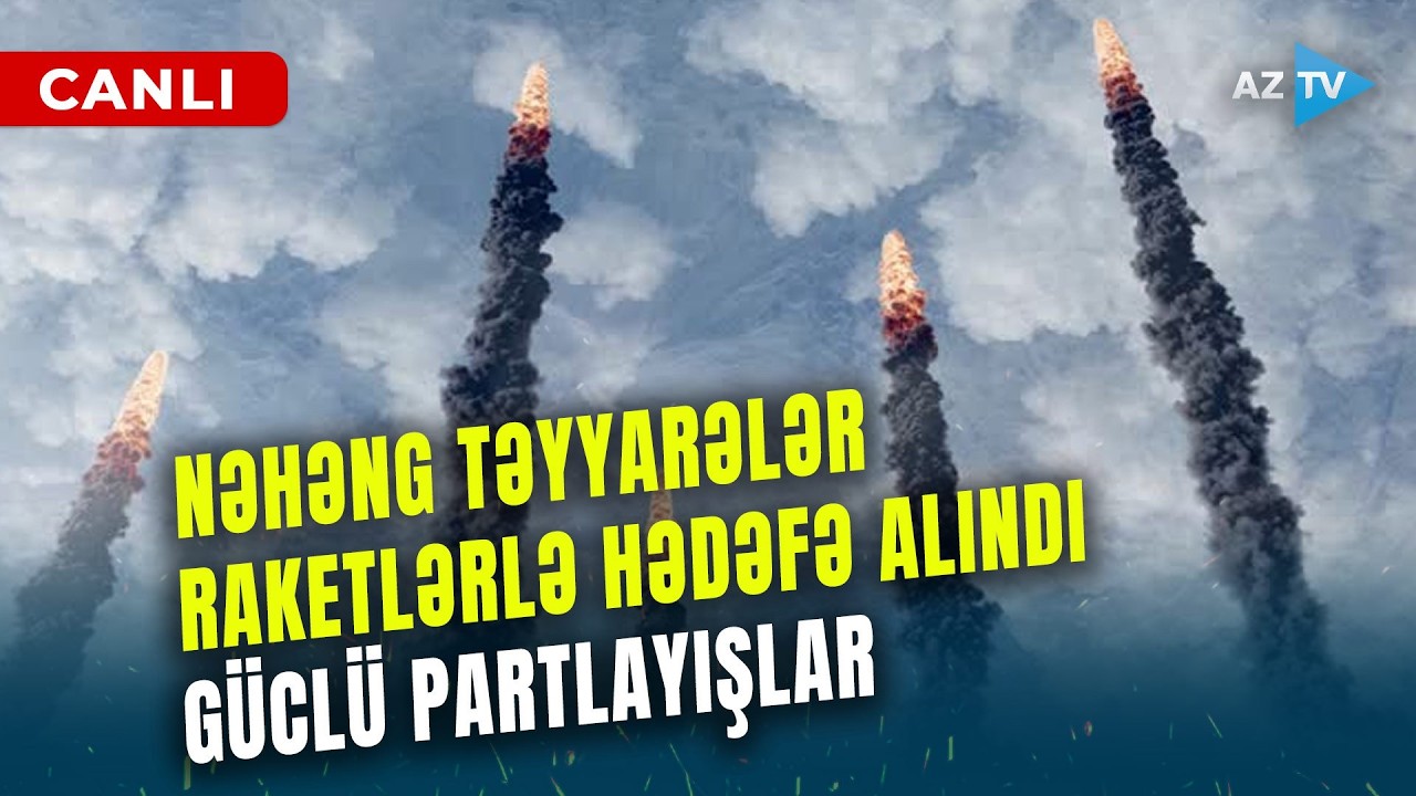 SON DƏQİQƏ! NƏHƏNG TƏYYARƏLƏR RAKETLƏRLƏ hədəfə alındı: İran səmasında DƏHŞƏTLİ ANLAR