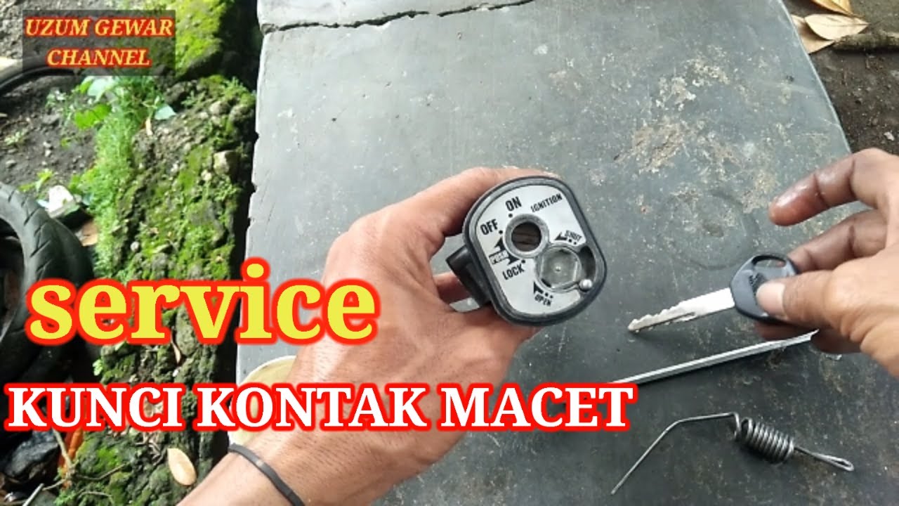 cara service kunci kontak motor beat street