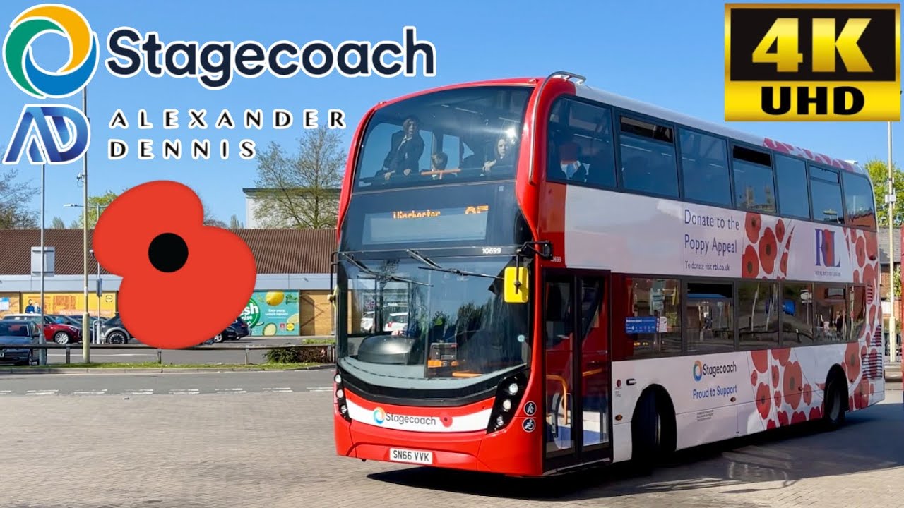 [Stagecoach South: 85 Andover to Winchester] Royal British Legion Poppy Appeal ADL Enviro400MMC
