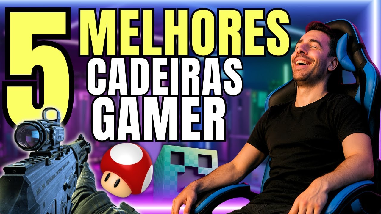 Qual melhor cadeira gamer para comprar HOJE? TOP 5 melhor cadeira gamer custo beneficio 2025 e 2026