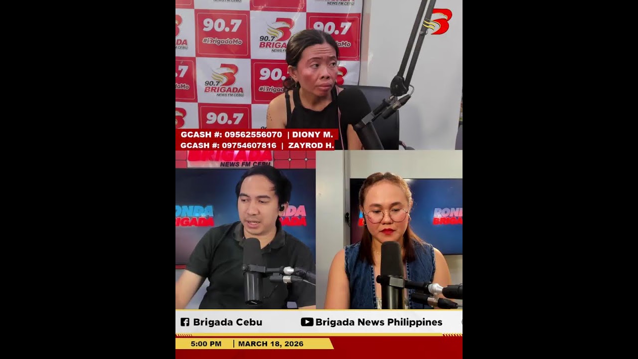 𝐑𝐎𝐍𝐃𝐀 𝐁𝐑𝐈𝐆𝐀𝐃𝐀 MARCH 18, 2026| WEDNESDAY 90.7 BRIGADA NEWS FM CEBU