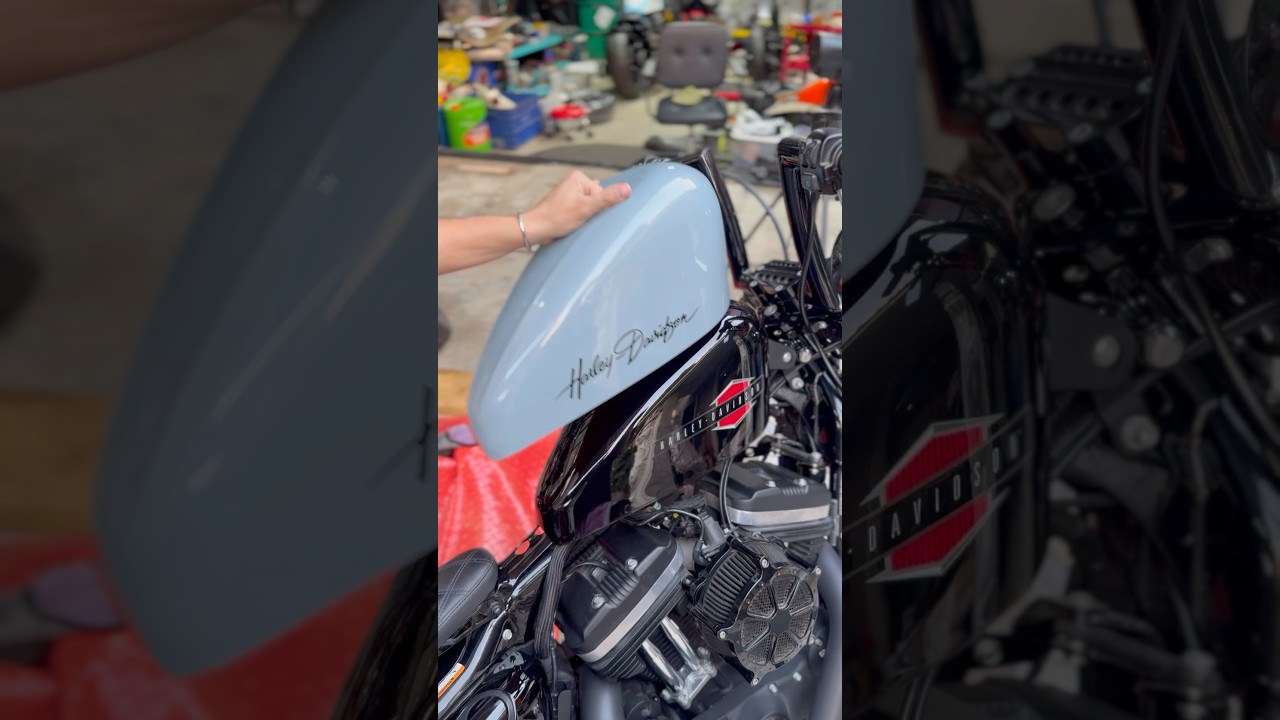 Tank Cover For Sportster 48 883 1200 Material : High Quality ABSProducts: ESUS4CUSTOM