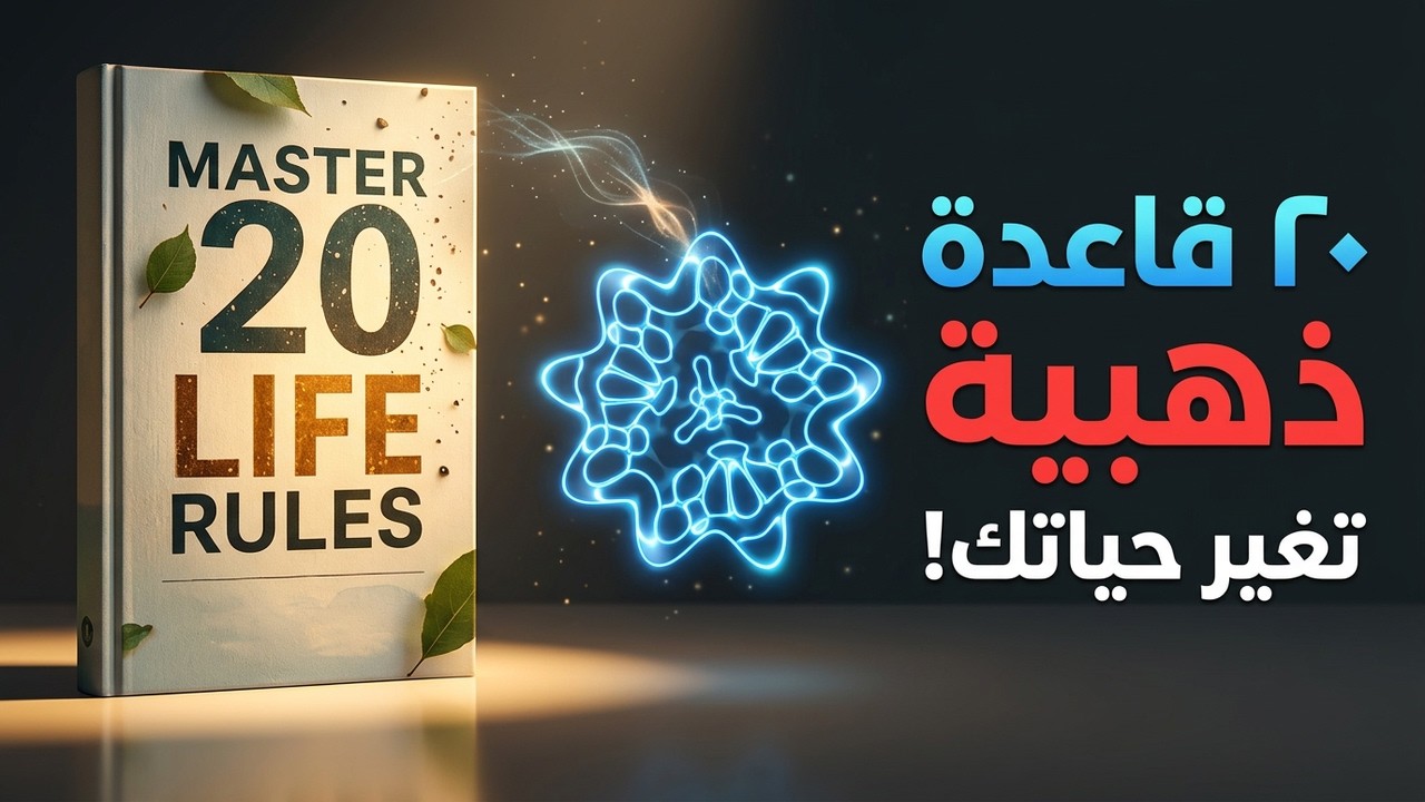 توقف عن العيش بعشوائية! | 20 قاعدة ذهبية ستغير مسار حياتك للأبد.