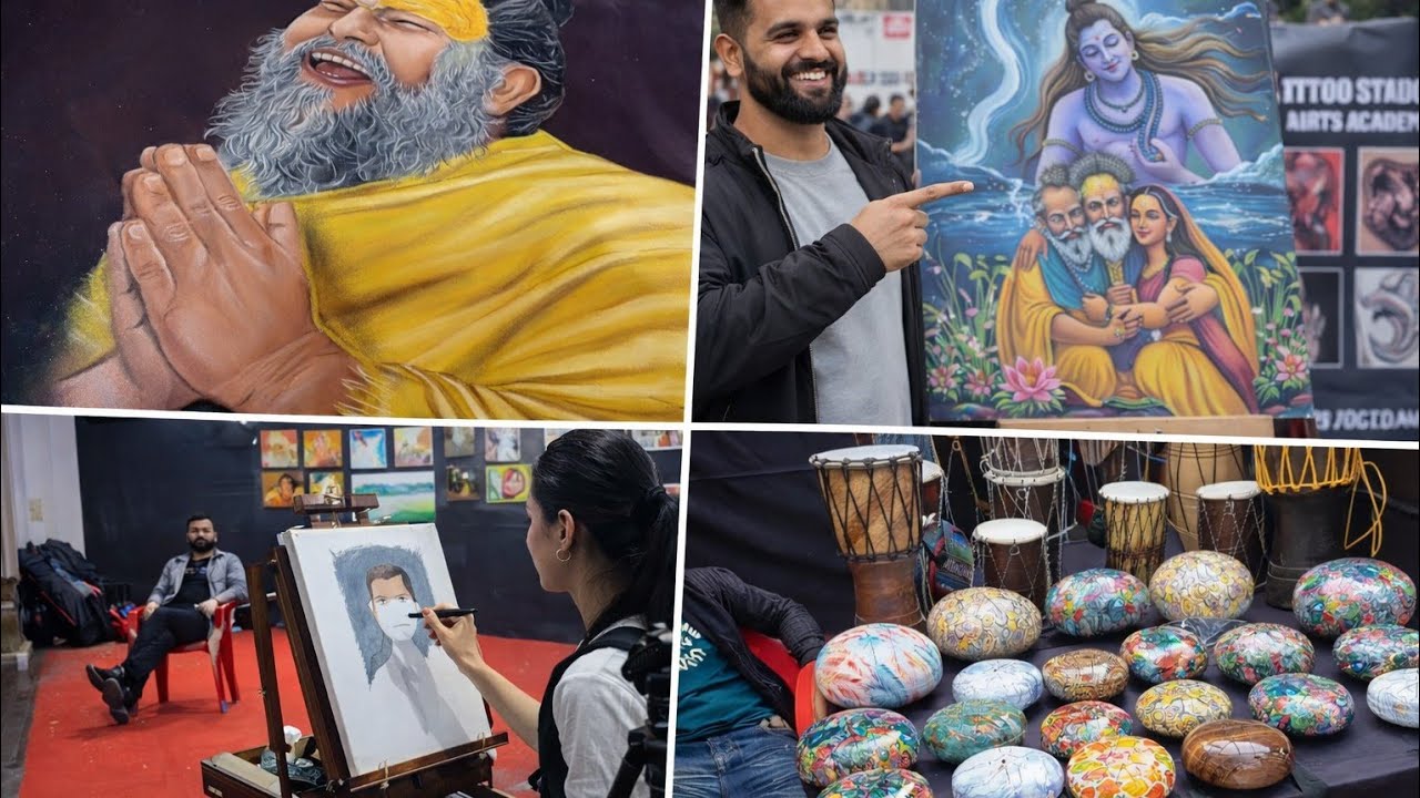 MP Art Festival Vlog | ऐसा Art पहले कभी नहीं देखा होगा 🎨🔥